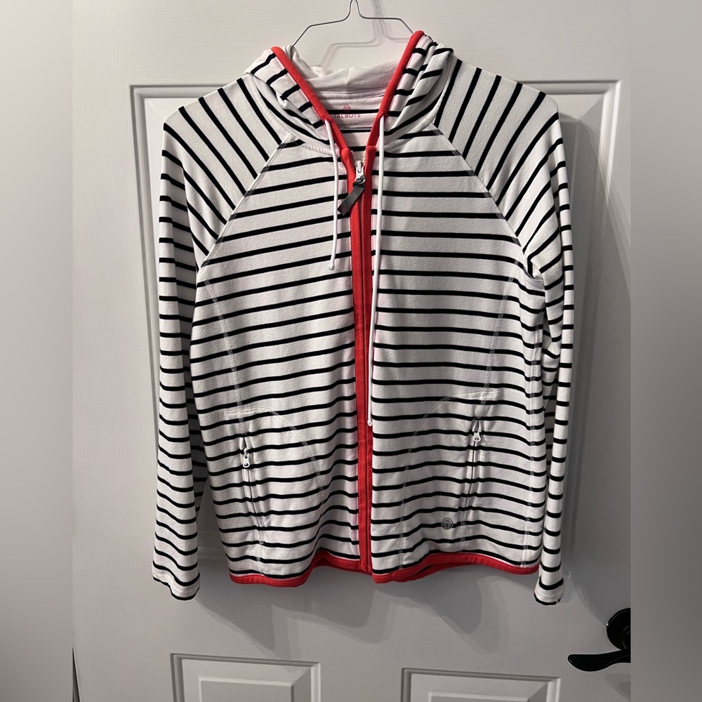 T by Talbots LP Hooded Knit Jacket